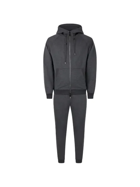 Moorer zip-up hooded tracksuit