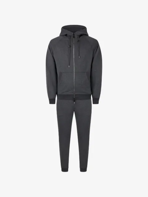 Moorer zip-up hooded tracksuit