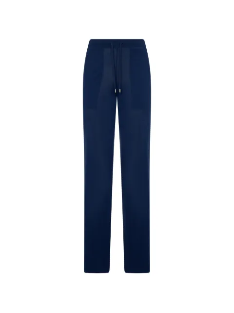 Moorer knitted drawstring trousers