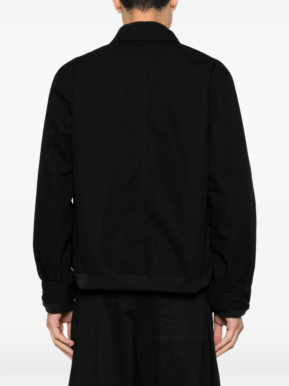 sacai Omkeerbaar jack Zwart