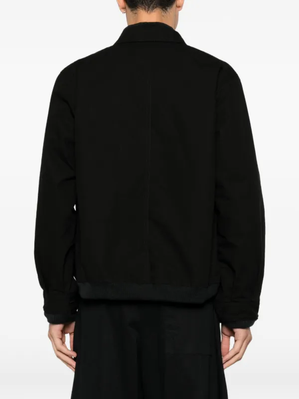 ジャケット・アウター sacai 20AW Reversible Check Coat Sacai Reversible zip-fastening Jacket | Black | FARFETCH ZA