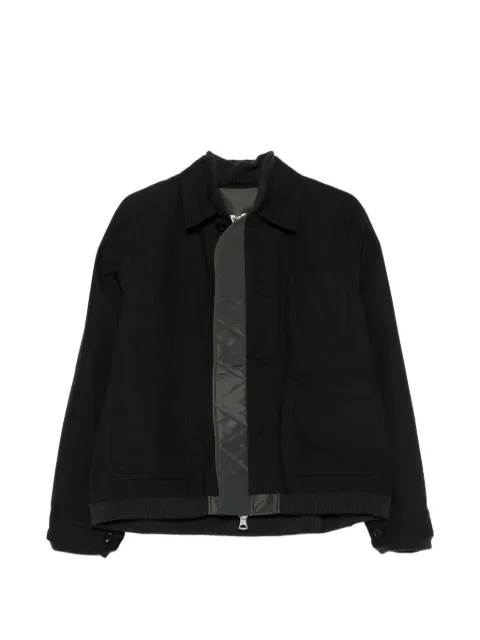 sacai reversible zip-fastening jacket