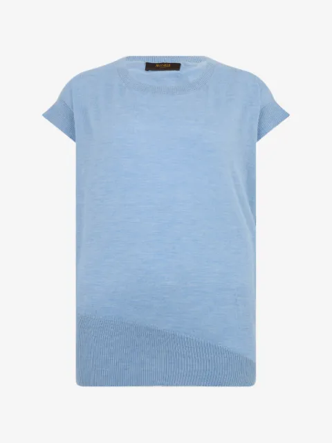 Moorer short-sleeve cashmere sweater
