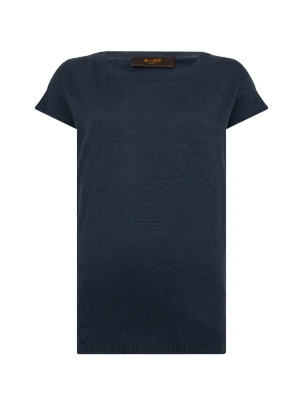Moorer Short-sleeve T-shirt in Blue
