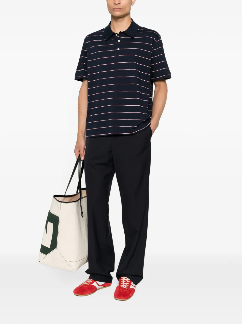A.P.C. Straight pantalon Blauw