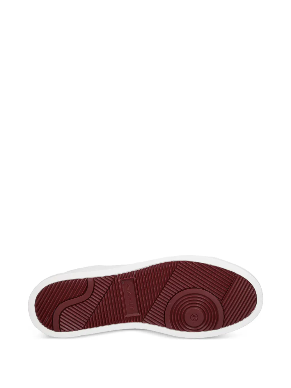 Gant logo-print panelled sneakers Wit