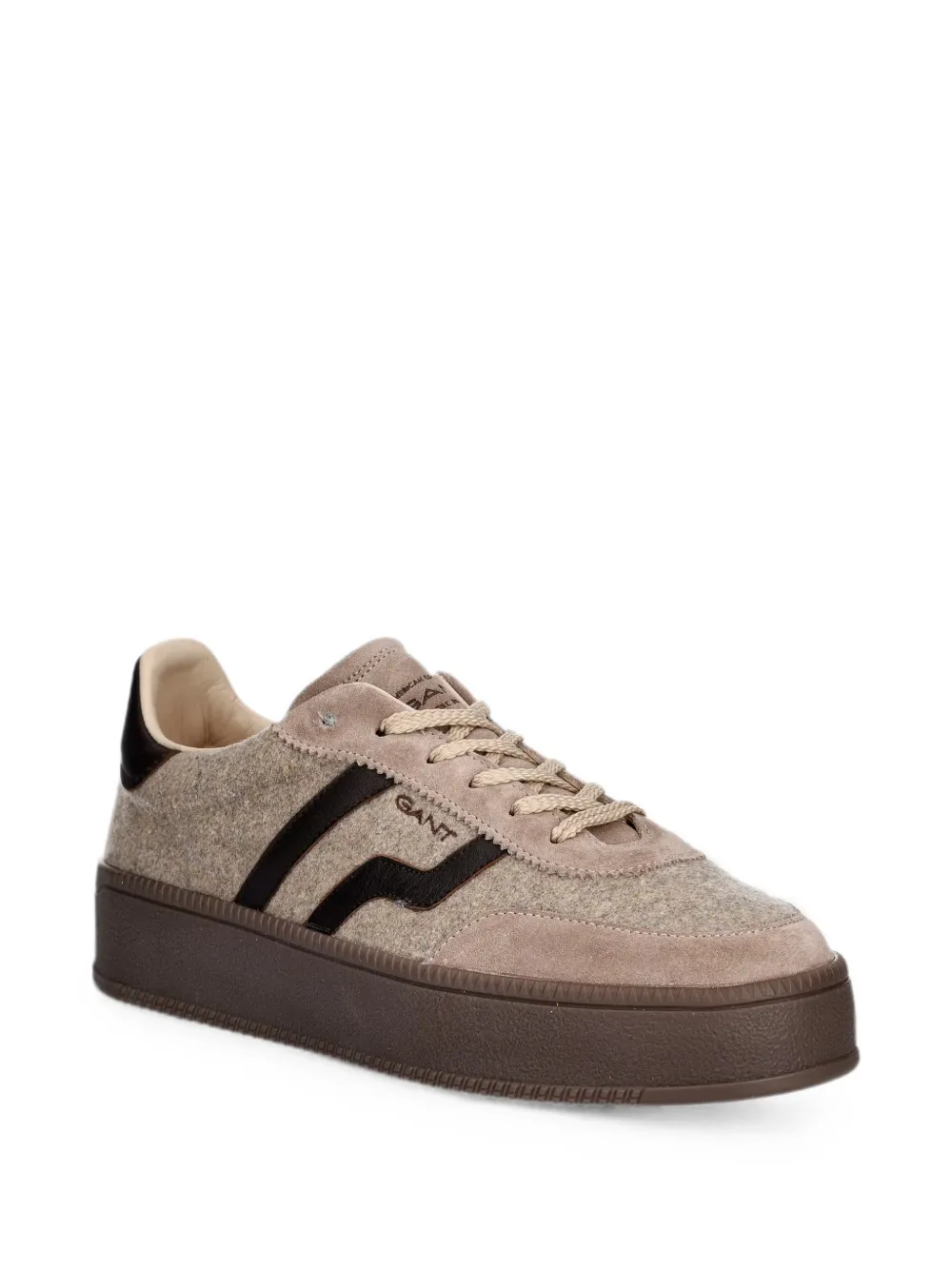 Gant felt panelled sneakers Beige