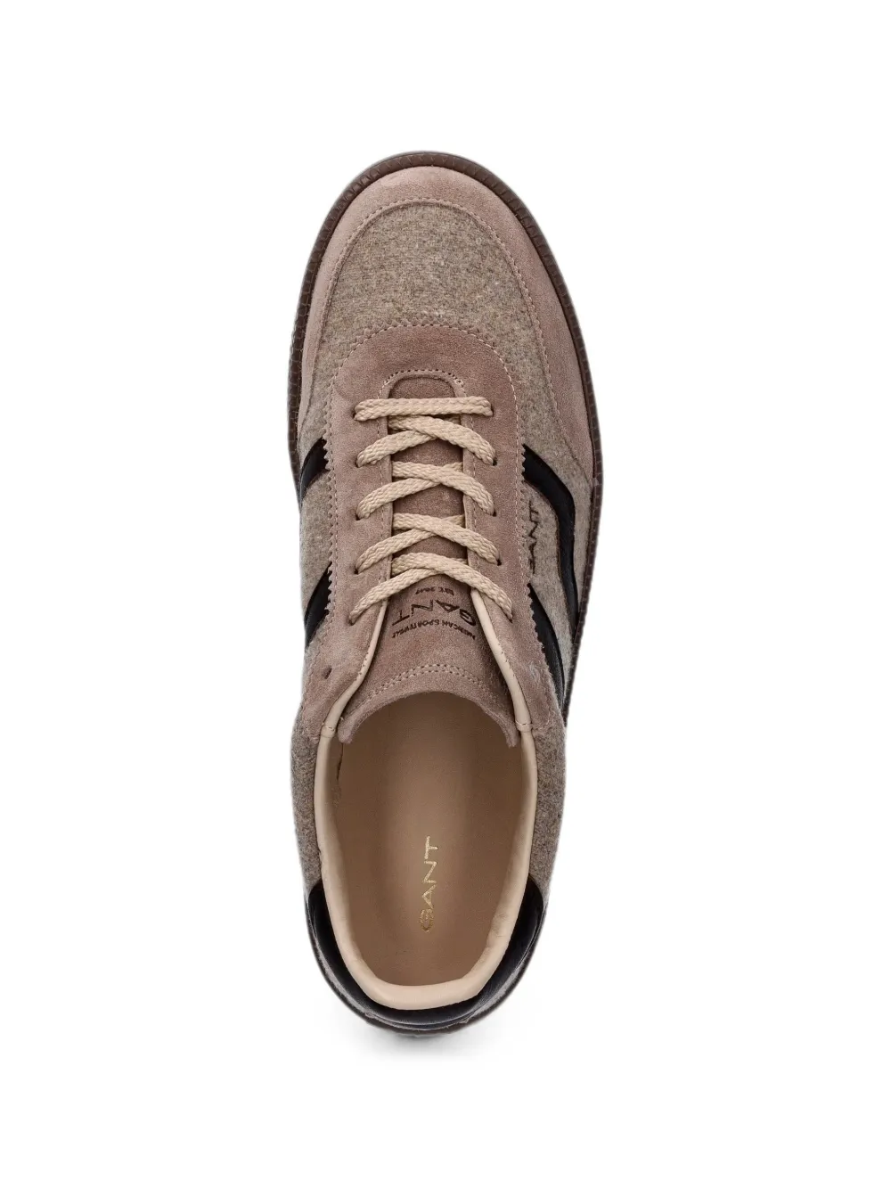 Gant felt panelled sneakers Beige