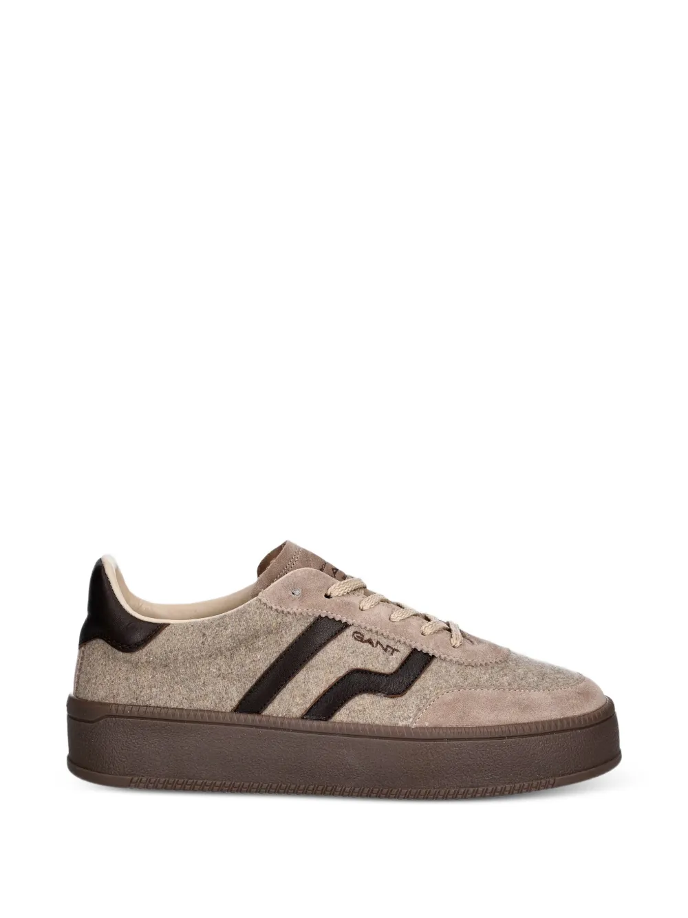 Gant felt panelled sneakers Beige