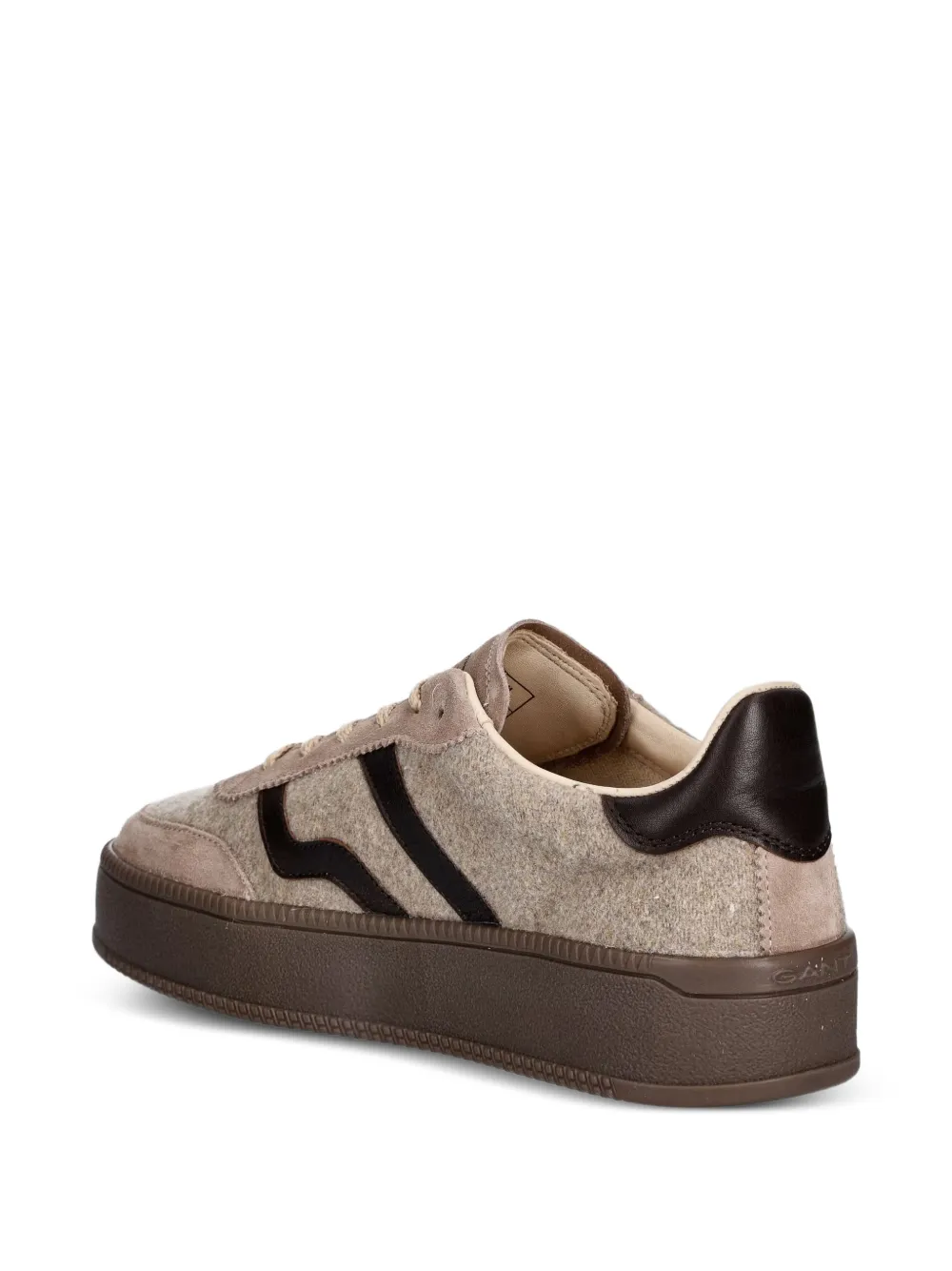 Gant felt panelled sneakers Beige