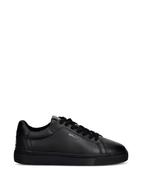 Gant logo-print leather sneakers