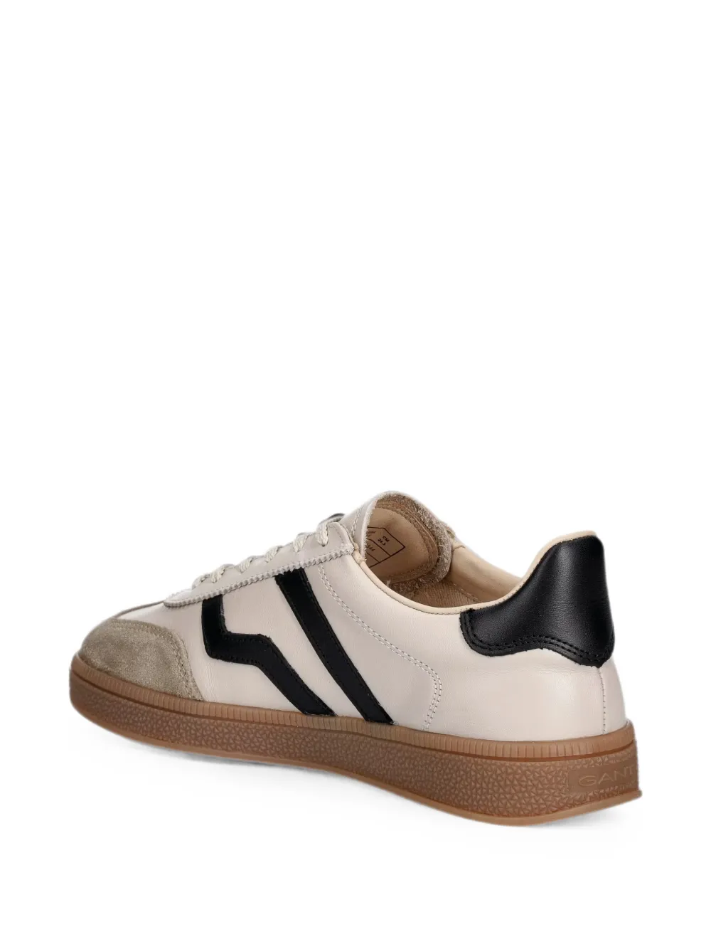 Gant suede-panelled lace-up sneakers Beige