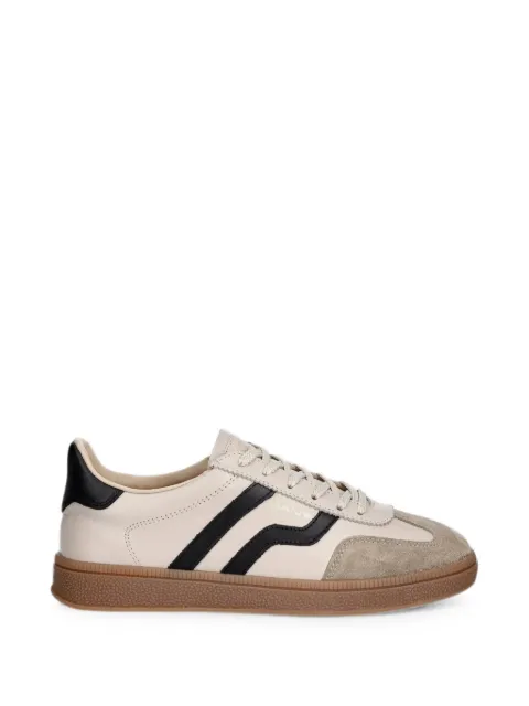 Gant baskets à empiècements en daim