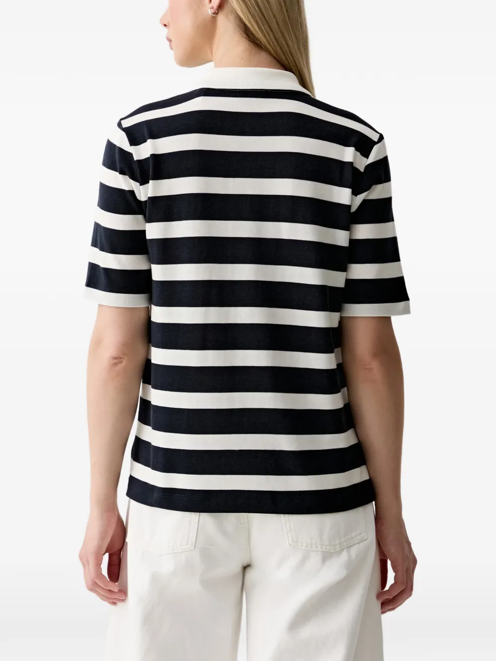 Gant Gestreept poloshirt Blauw