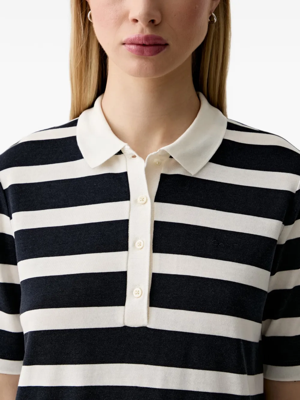 Gant Gestreept poloshirt Blauw