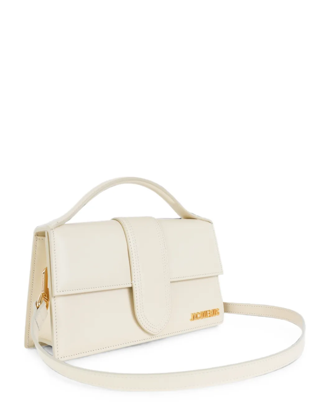Jacquemus The Large Bambino schoudertas met logo-plakkaat Beige