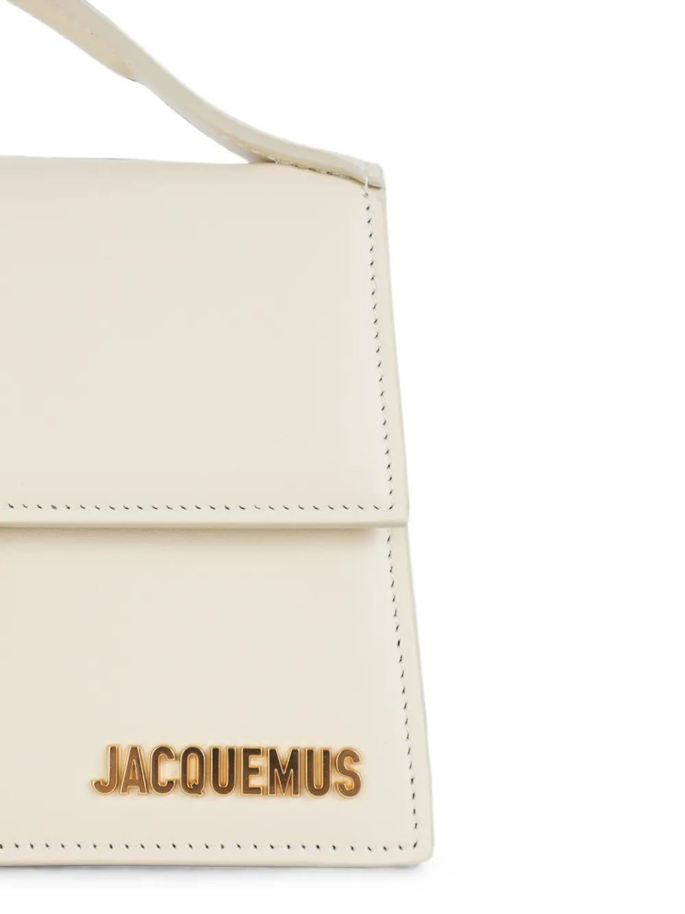 Jacquemus The Large Bambino schoudertas met logo-plakkaat Beige