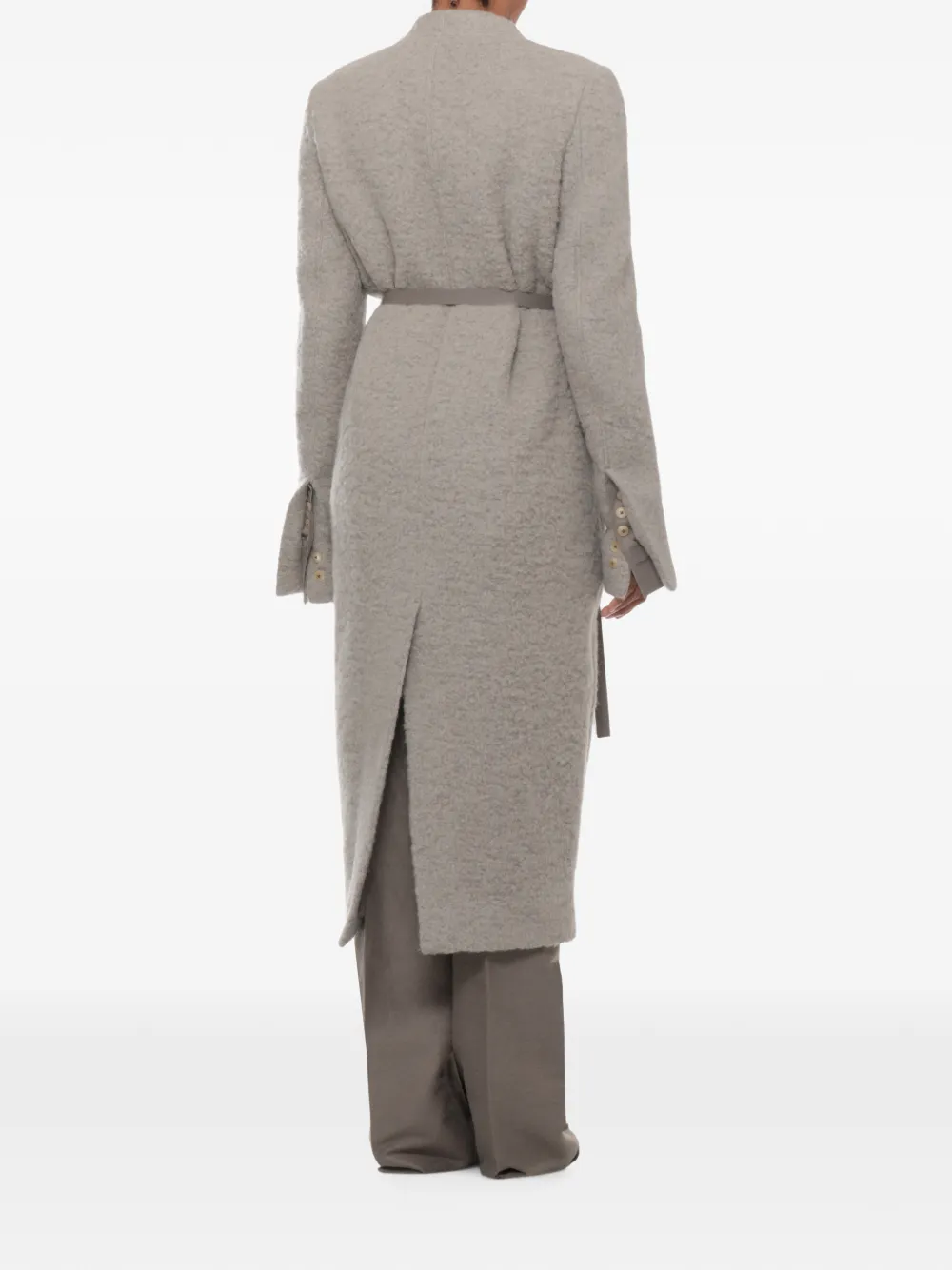 Rick Owens Zachte Cyclops jas Grijs