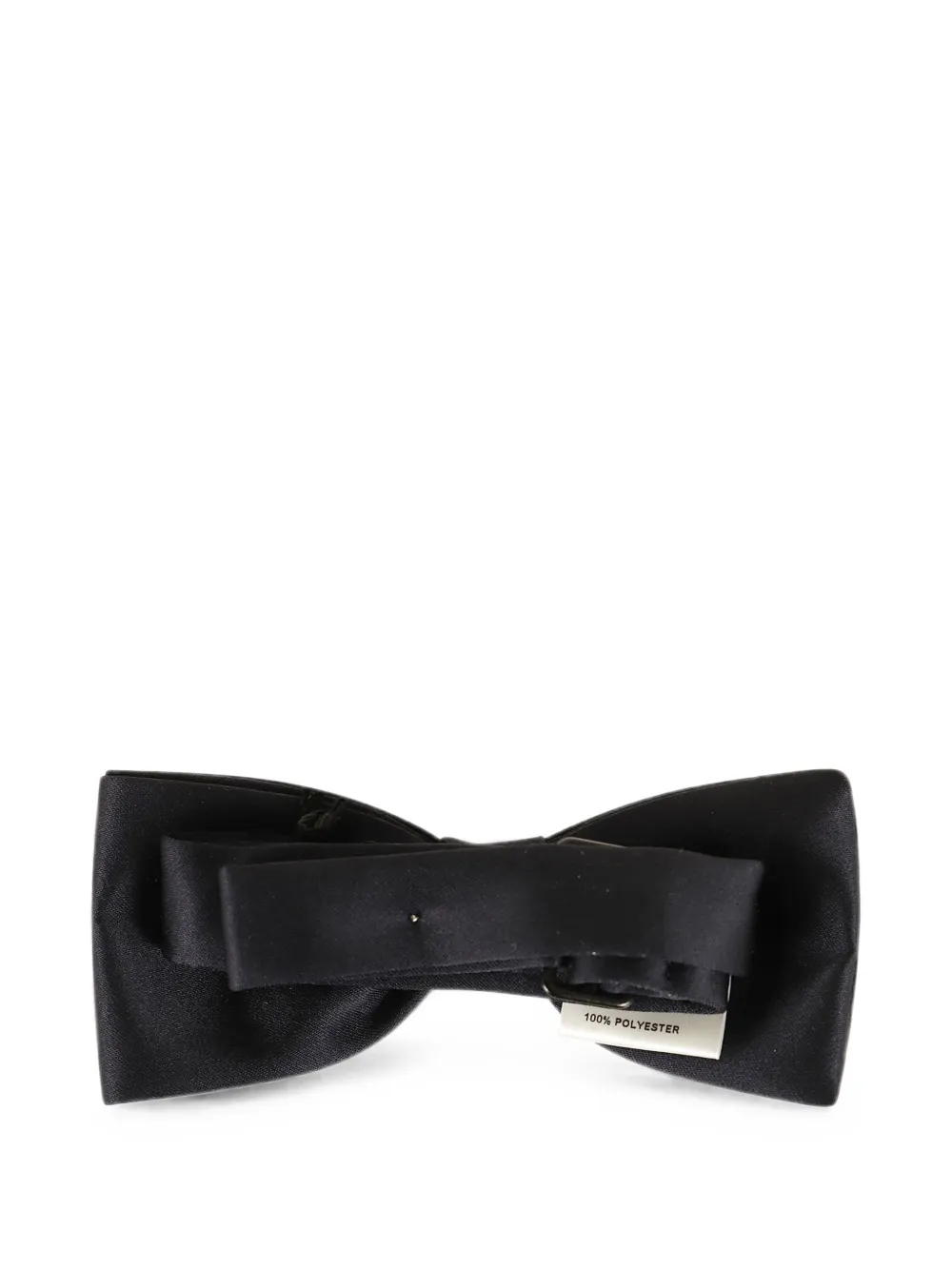 Lardini Satijnen vlinderdas Zwart