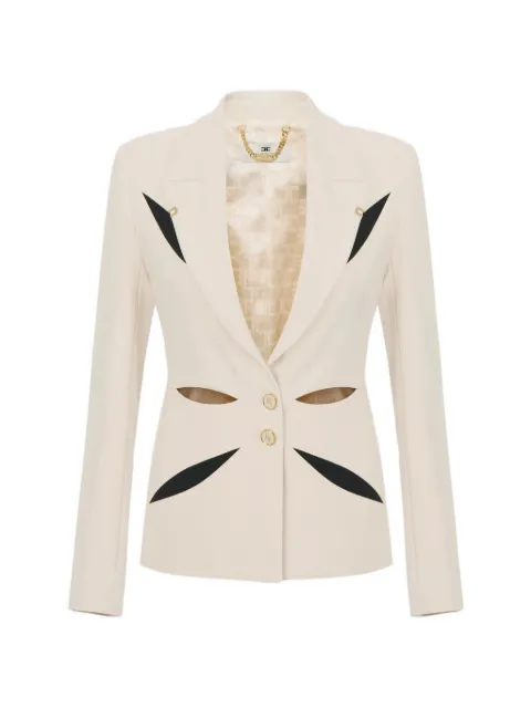 Elisabetta Franchi blazer con botones y aberturas