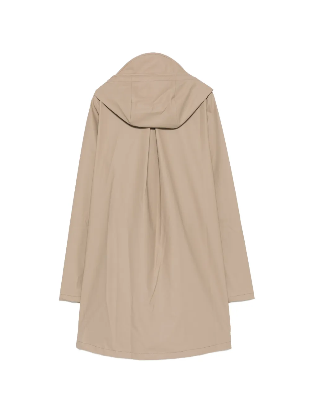 Rains Regenjas met capuchon en trekkoord Beige