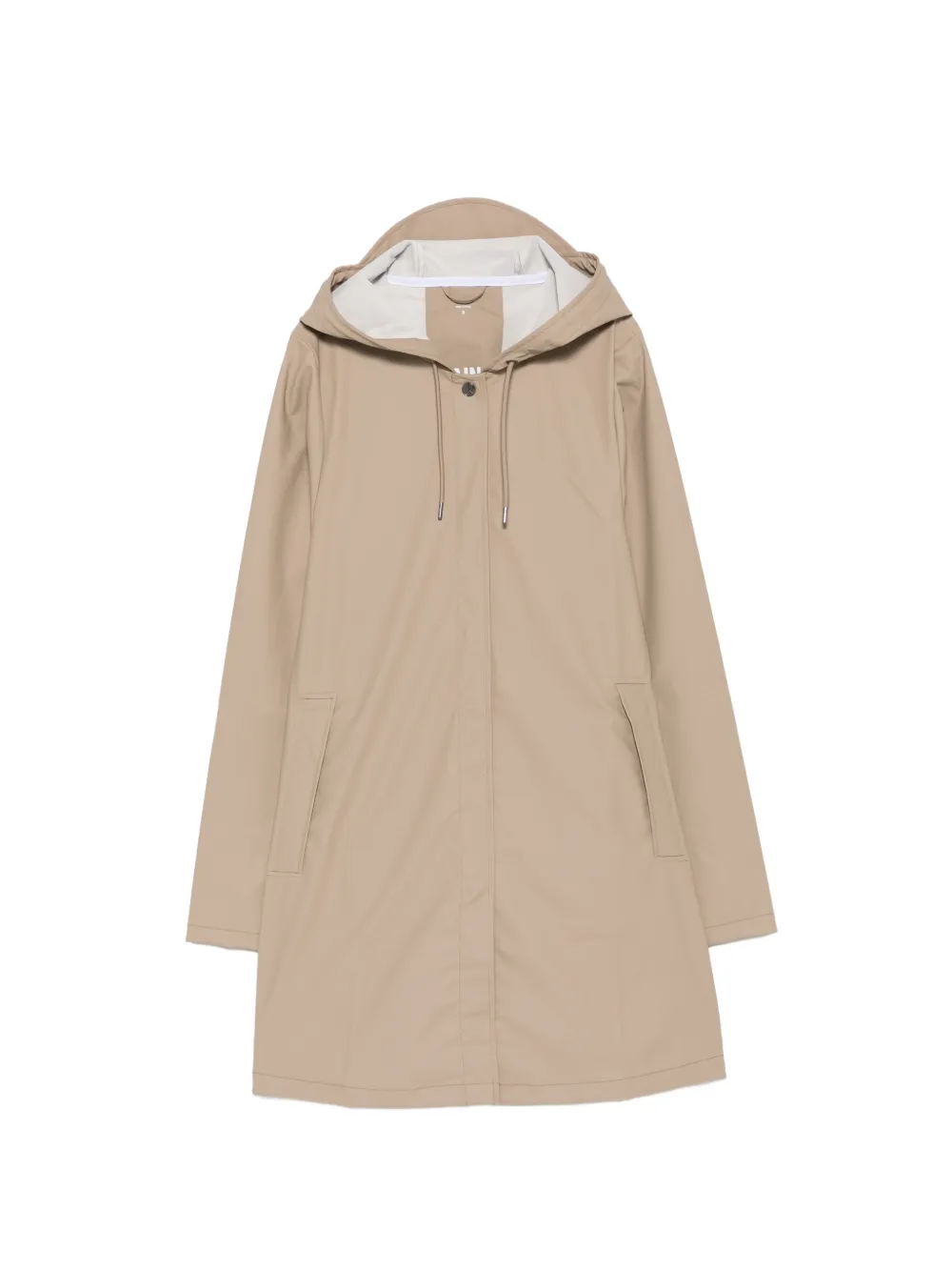 Rains hooded drawstring raincoat - Toni neutri