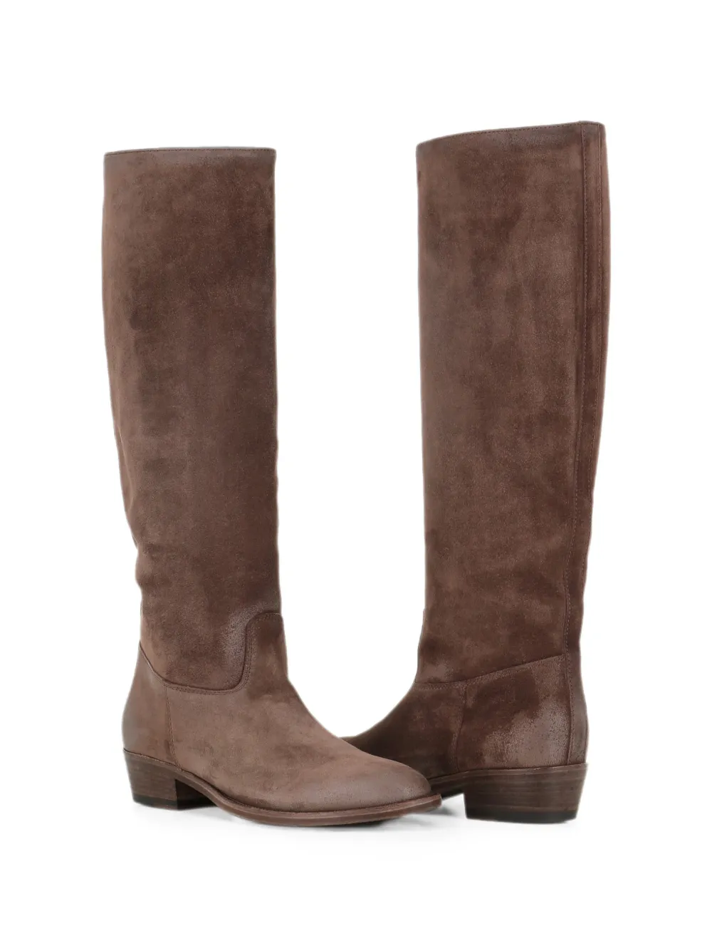 Officine Creative Sonegal knee-high suede boots Bruin