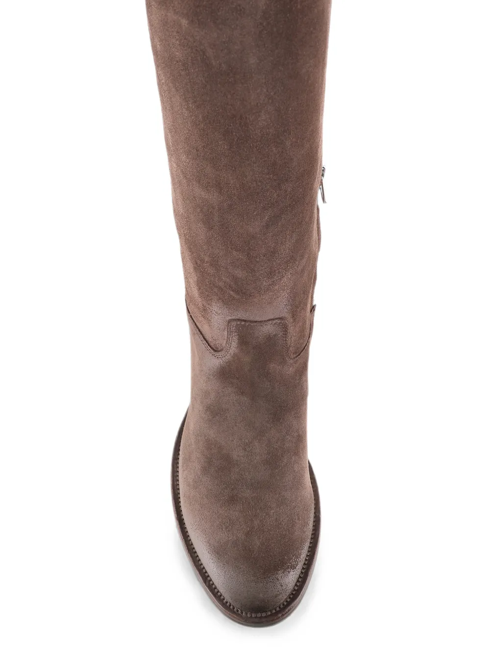 Officine Creative Sonegal knee-high suede boots Bruin