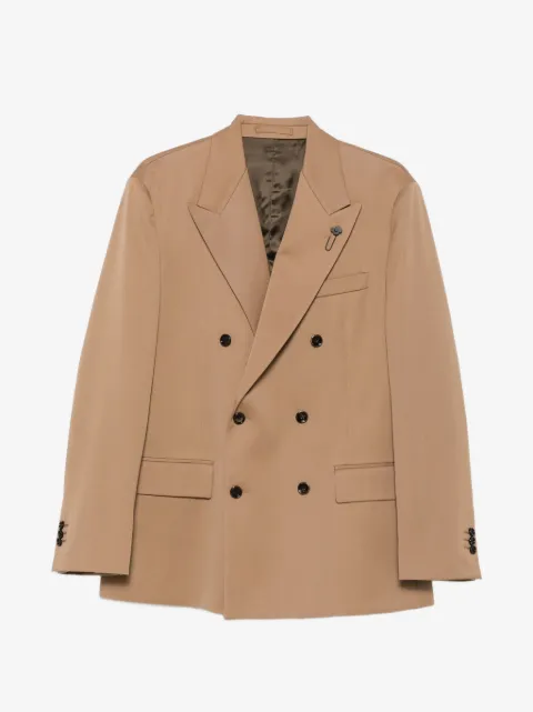 Lardini blazer croisé à revers pointus
