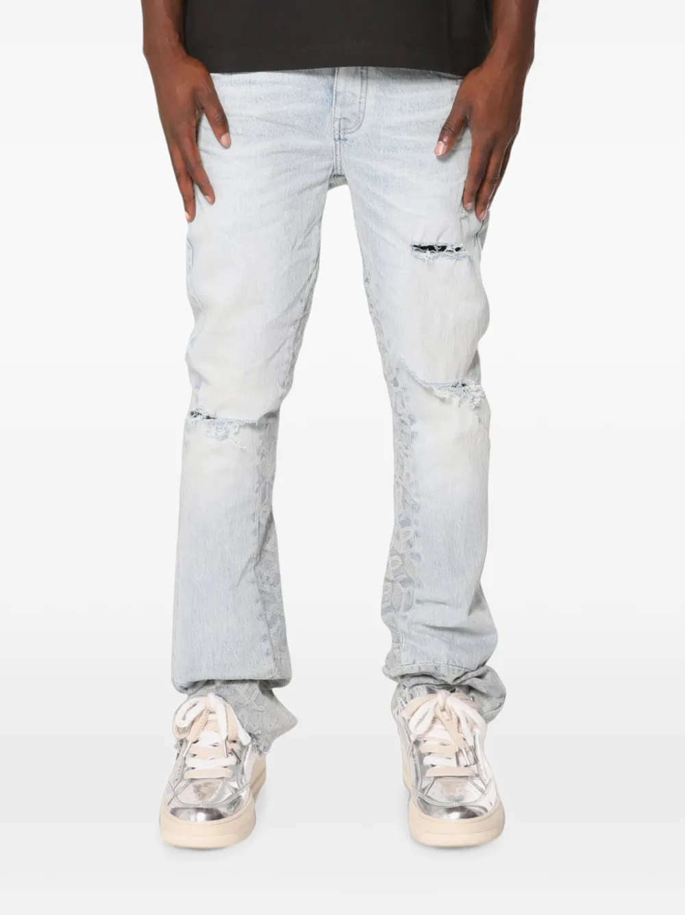 Purple Brand P004 flared jeans - Blau