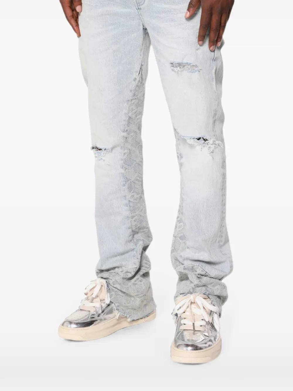 Purple Brand P004 flared jeans Blauw