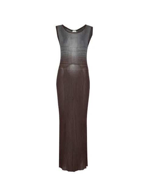 Roberto Collina riga degradé ribbed maxi dress