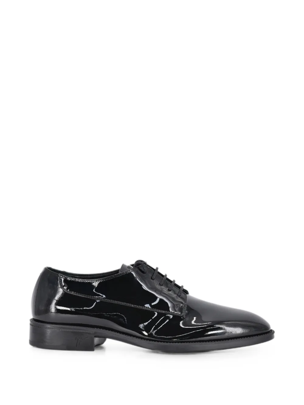 Giuseppe Zanotti patent-leather Derby shoes Zwart