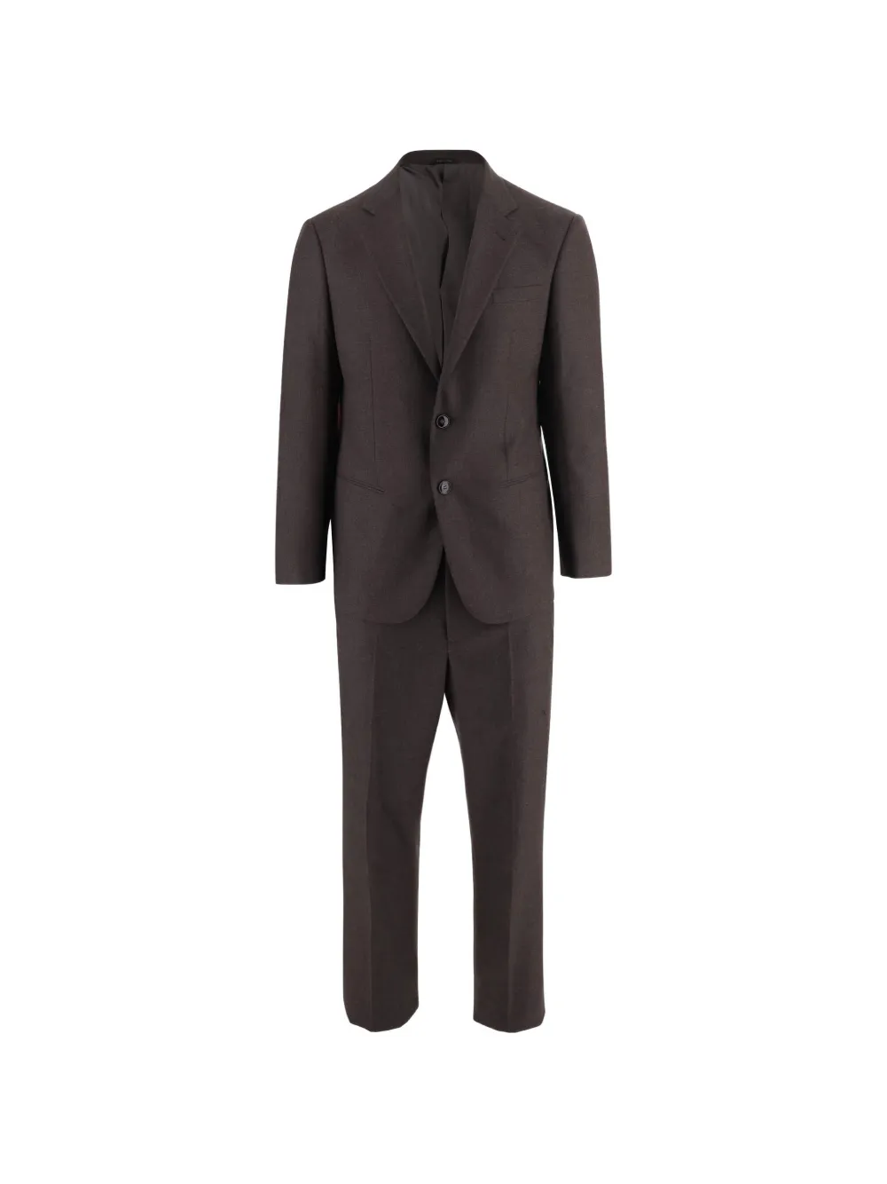 Giorgio Armani virgin-wool suit - Braun