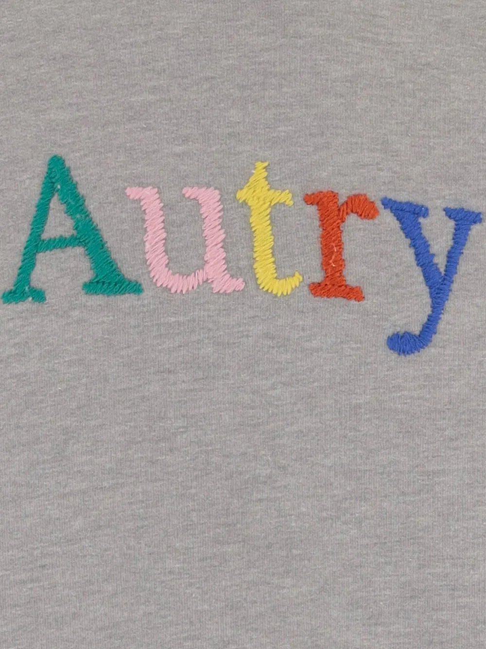 Autry Sweater met geborduurd logo Grijs