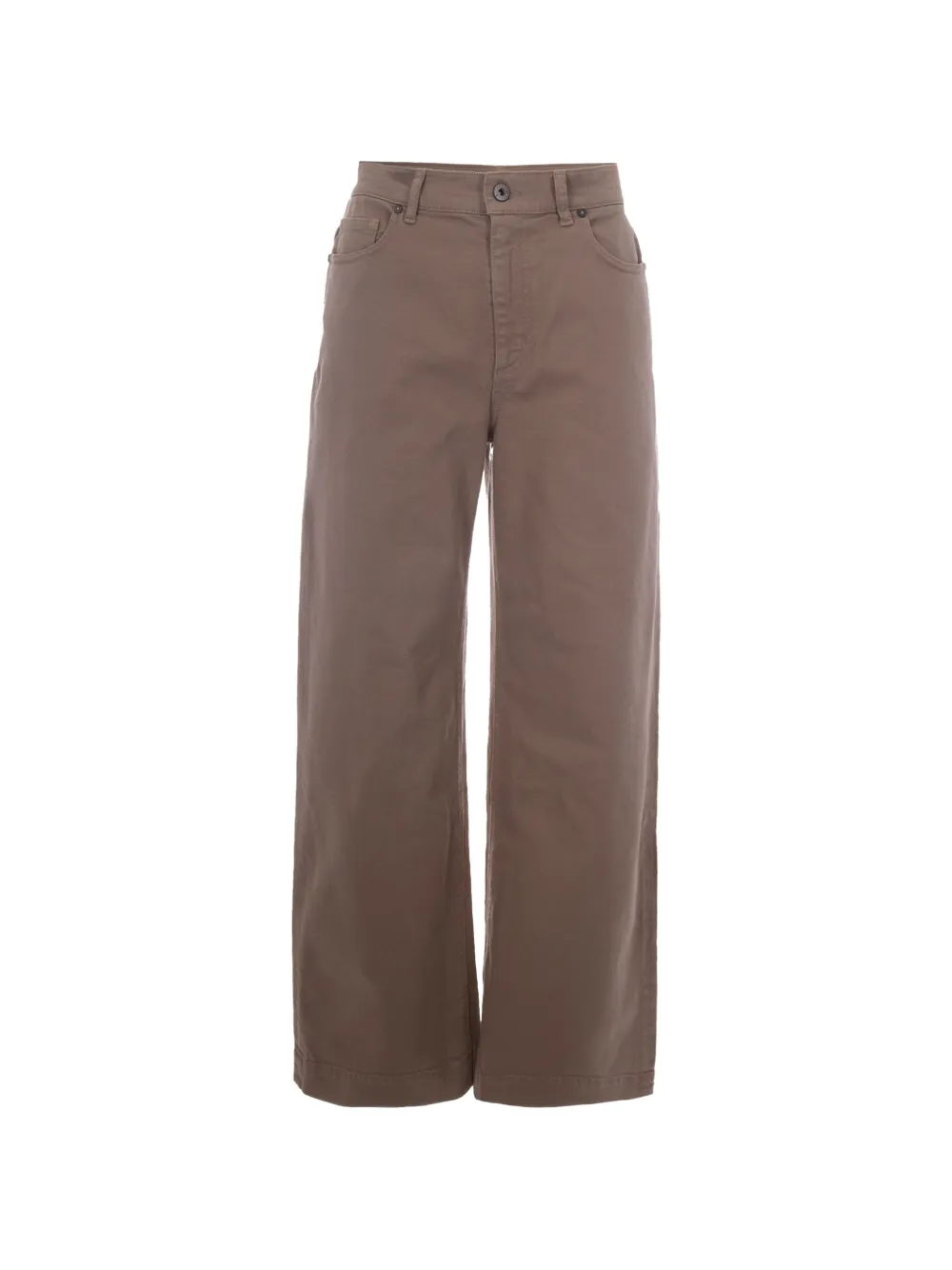 P.A.R.O.S.H. button-up wide-leg jeans - Toni neutri