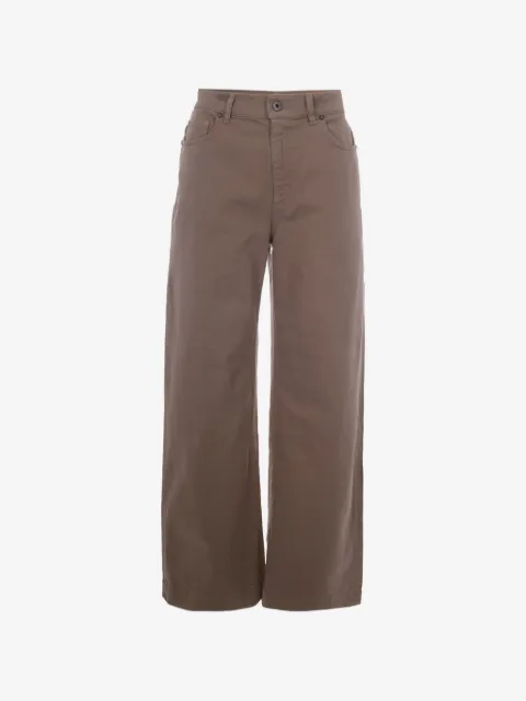 P.A.R.O.S.H. button-up wide-leg jeans