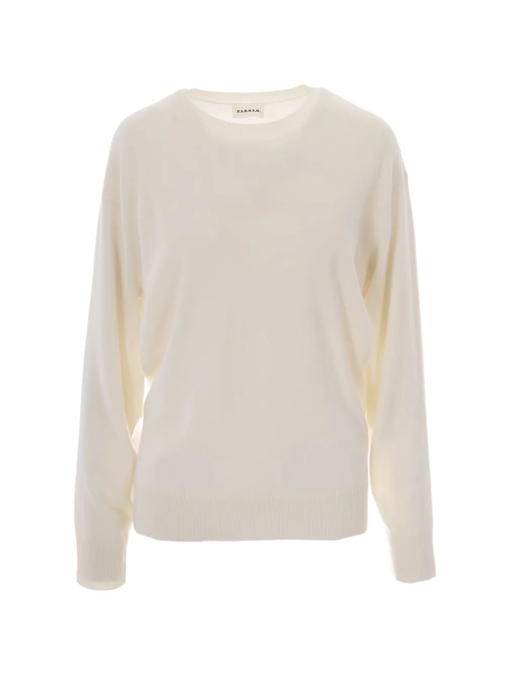 P.A.R.O.S.H. fringe-trimmed cashmere sweater - Toni neutri