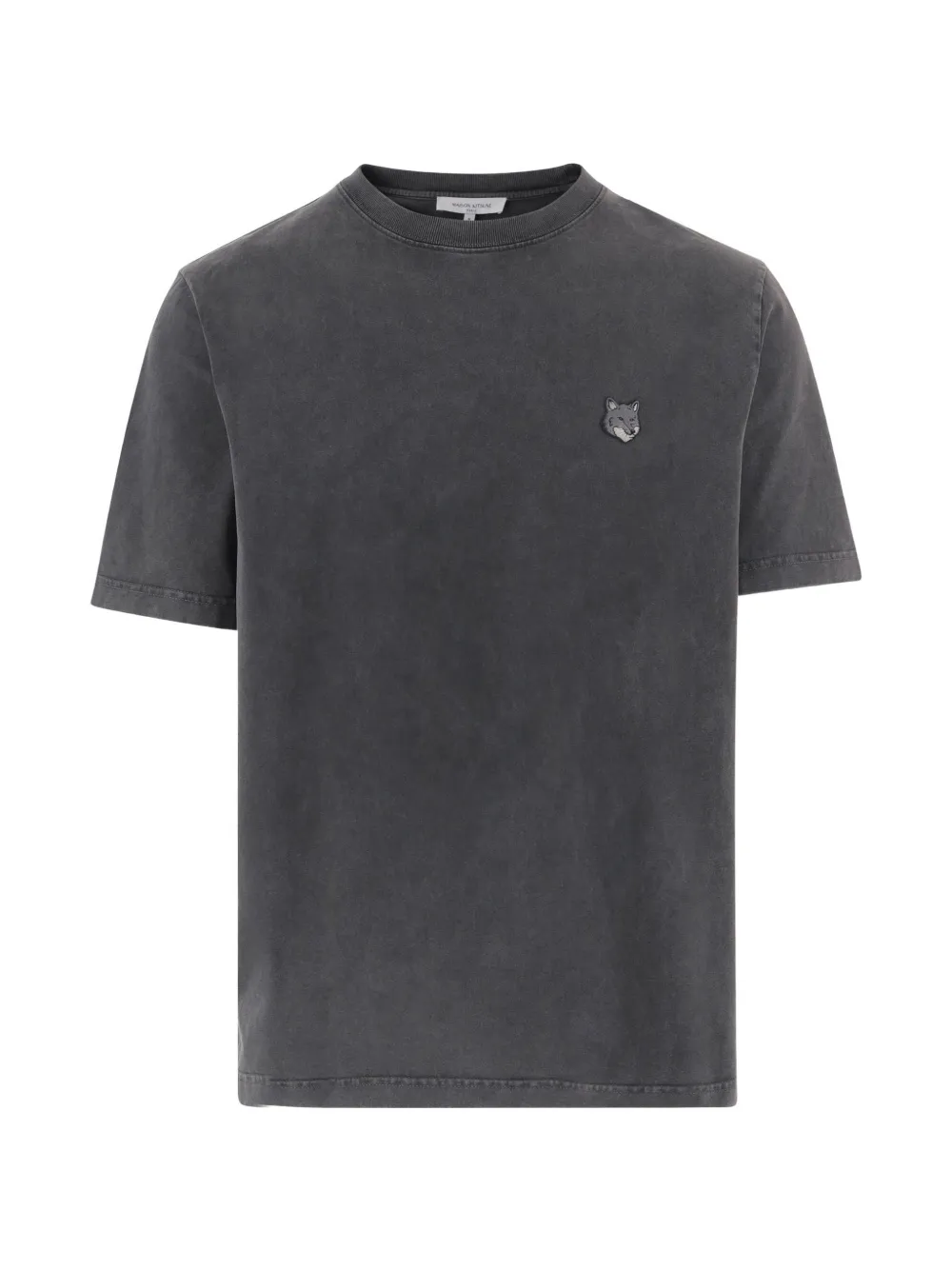 Maison Kitsuné fox-patch T-shirt - Grigio