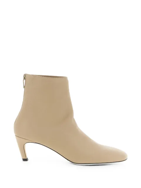 TOTEME almond-toe nappa ankle boots