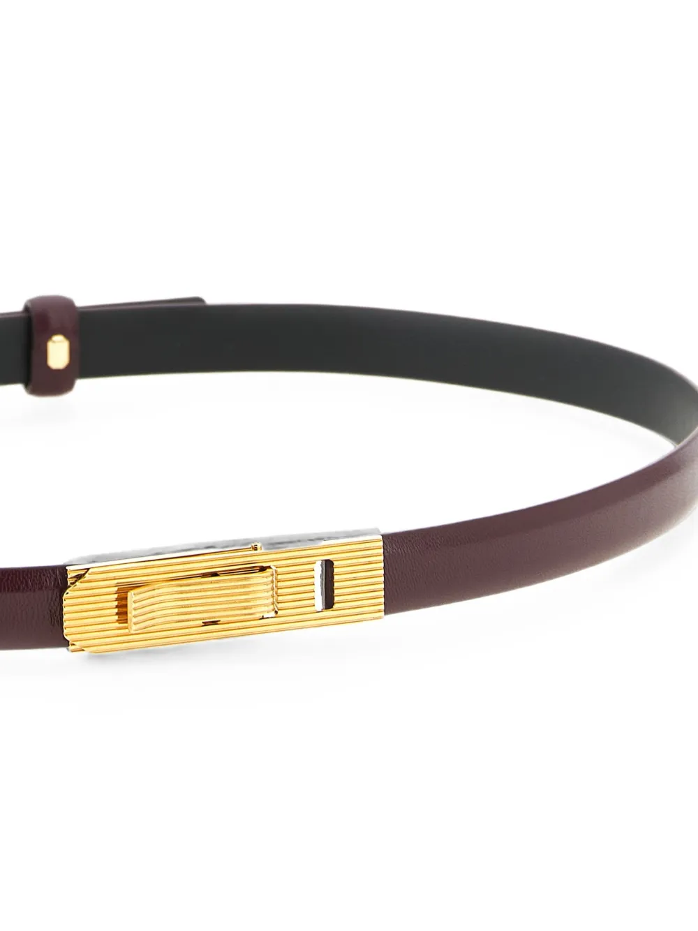 Alberta Ferretti Leren riem Rood