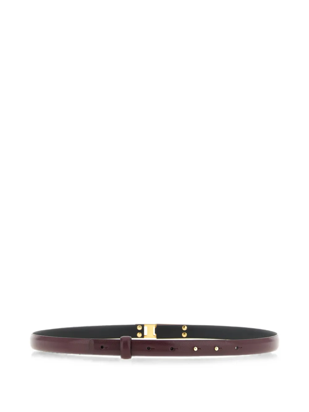 Alberta Ferretti Leren riem Rood