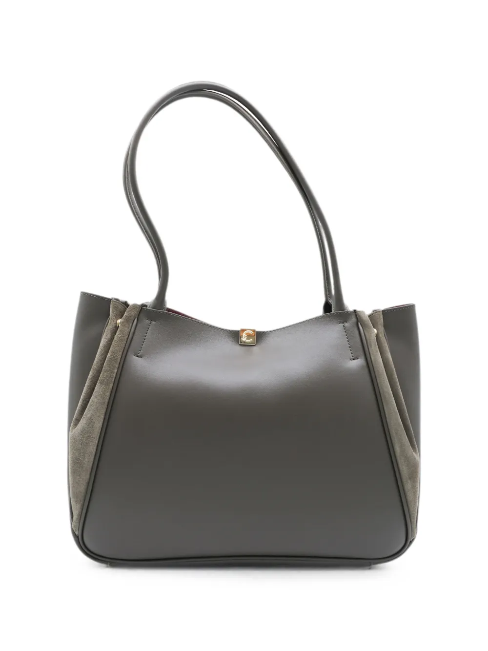 Coccinelle Pansy leather suede-panel tote bag