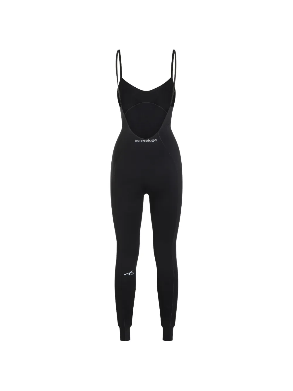 Balenciaga Jumpsuit met logoprint Zwart