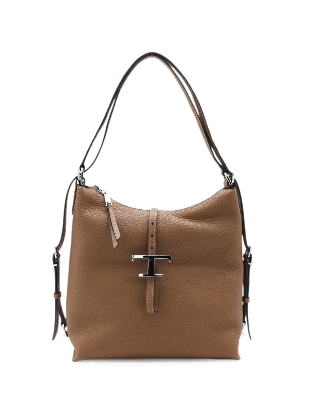 Tod's small T Timeless leather shoulder bag - Neutrals