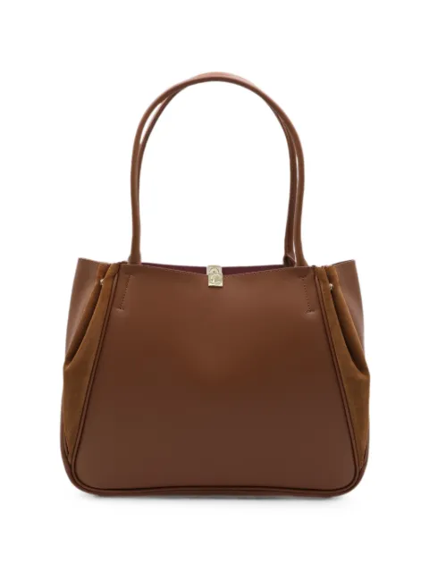 Coccinelle Tote Bag mit Wildledereinsätzen