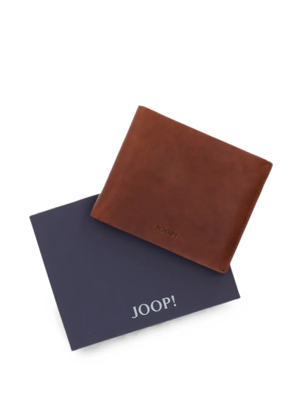 Joop! Cerratano Ninos portemonnee met logo-reliëf Bruin