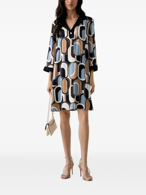 Joseph Ribkoff geometric-print shift dress