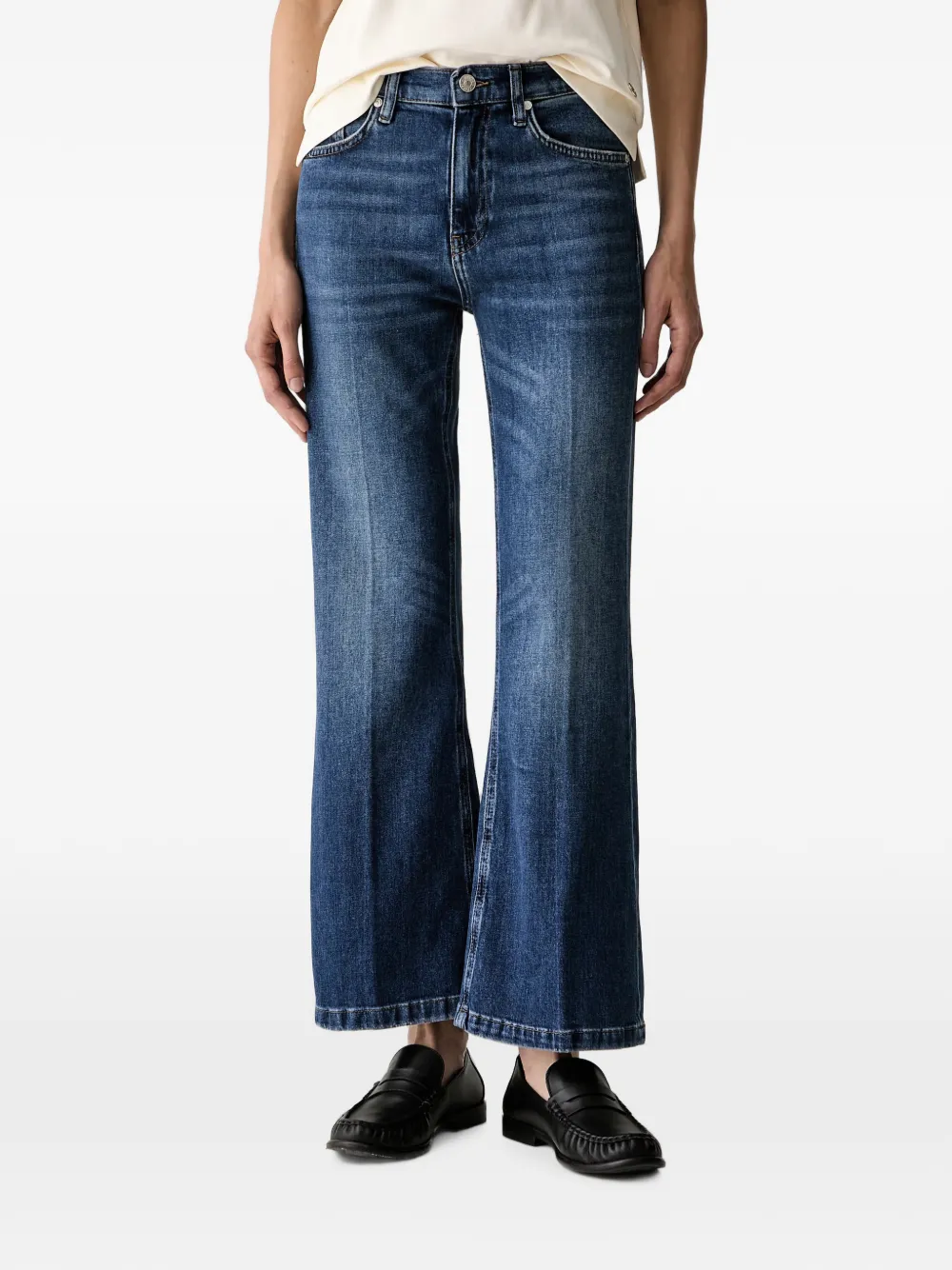Joop! embroidered-logo jeans - Blu