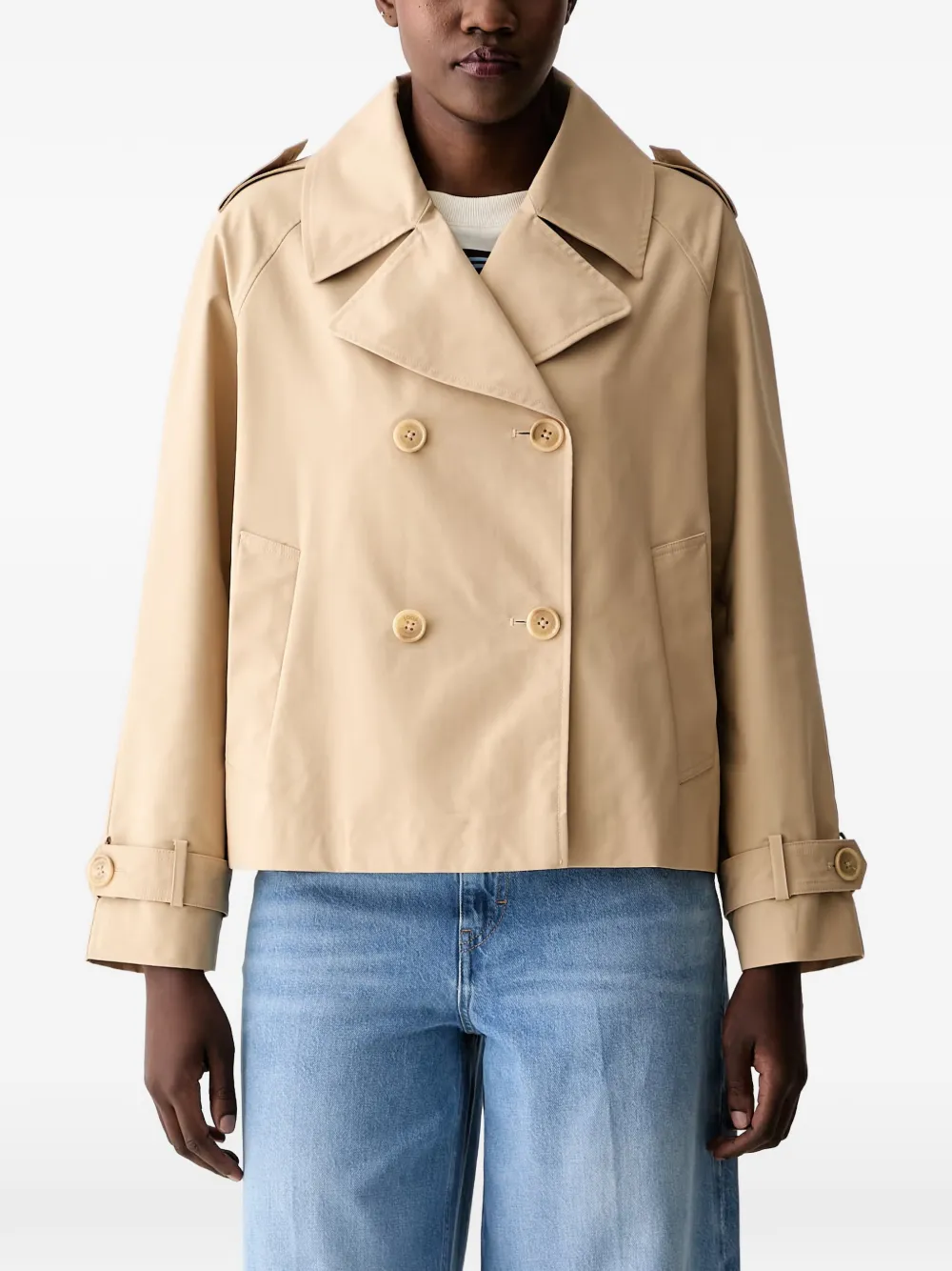 Joop! double-breasted trench coat - Toni neutri
